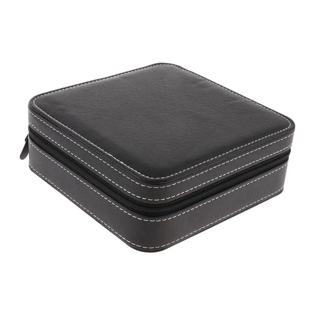 Travel Zippered Box Sunglasses Case Glasses Collector Storage Organizer