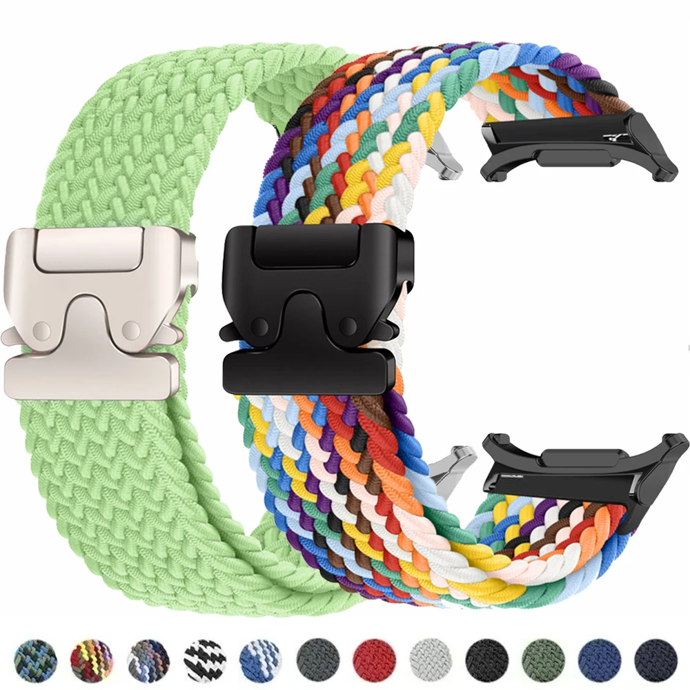 For SAMSUNG GALAXY WATCH ULTRA 47MM Nylon Strap Replacement Strap For Galaxy Ultra 47mm Braided Loop Sport Watchband Accessorie