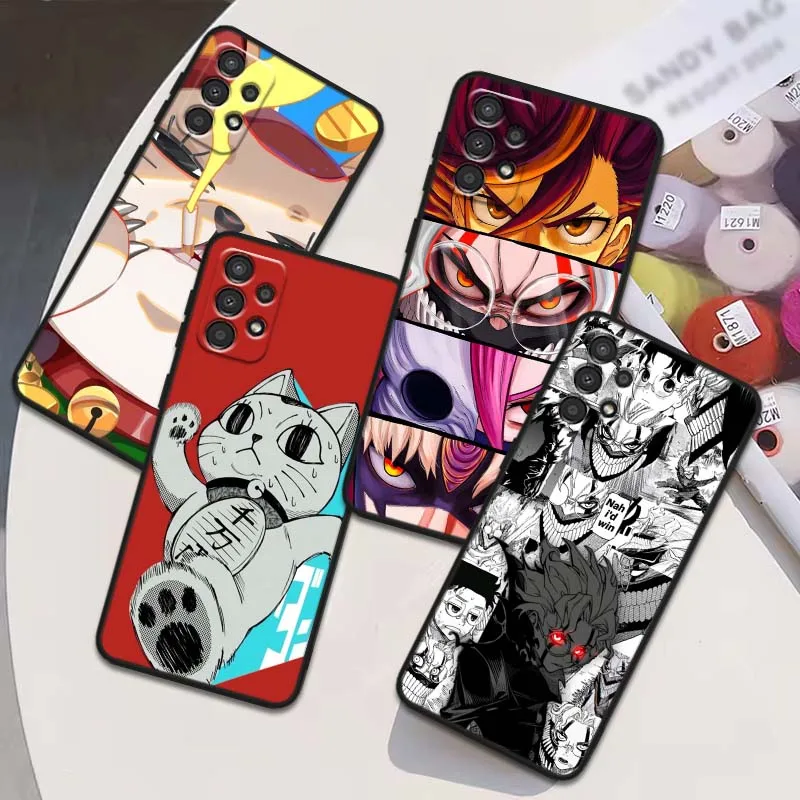 Anime Art Dandadan For Samsung Galaxy A54 A55 A56 A70 A71 A72 A73 J4 J6 M02 M11 M16 M22 A15 A16 A14 A13 Phone Case