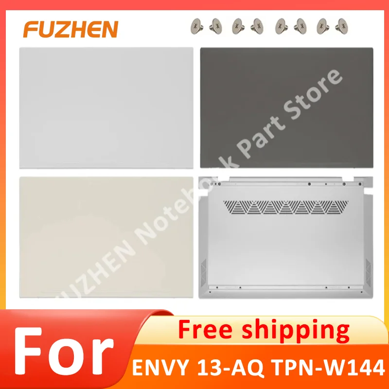 

98New Replace Laptop Case For Envy 13-AQ TPN-W144 LCD Back Cover Top Case Hinges Bottom Case Silver Brwon Glod L54933-001