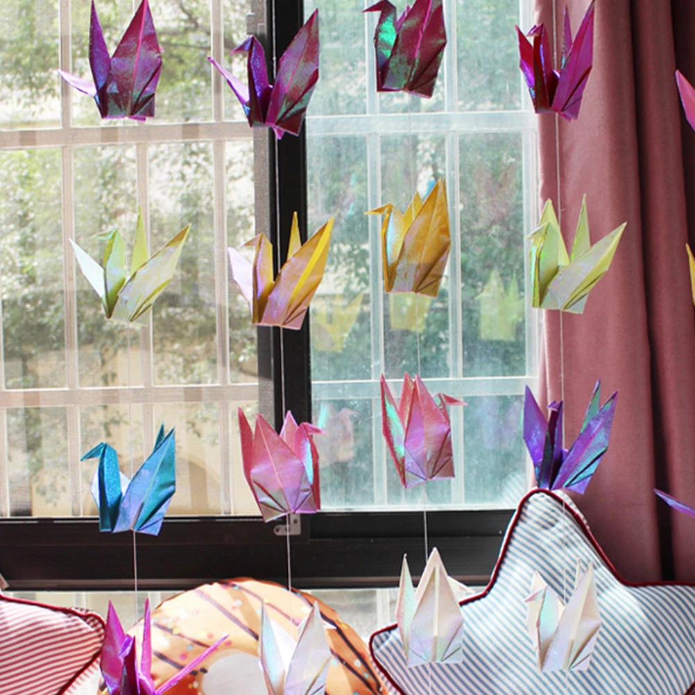

50 Pcs Animal Thousand Paper Crane Decoration Child Festival Origami Decorations
