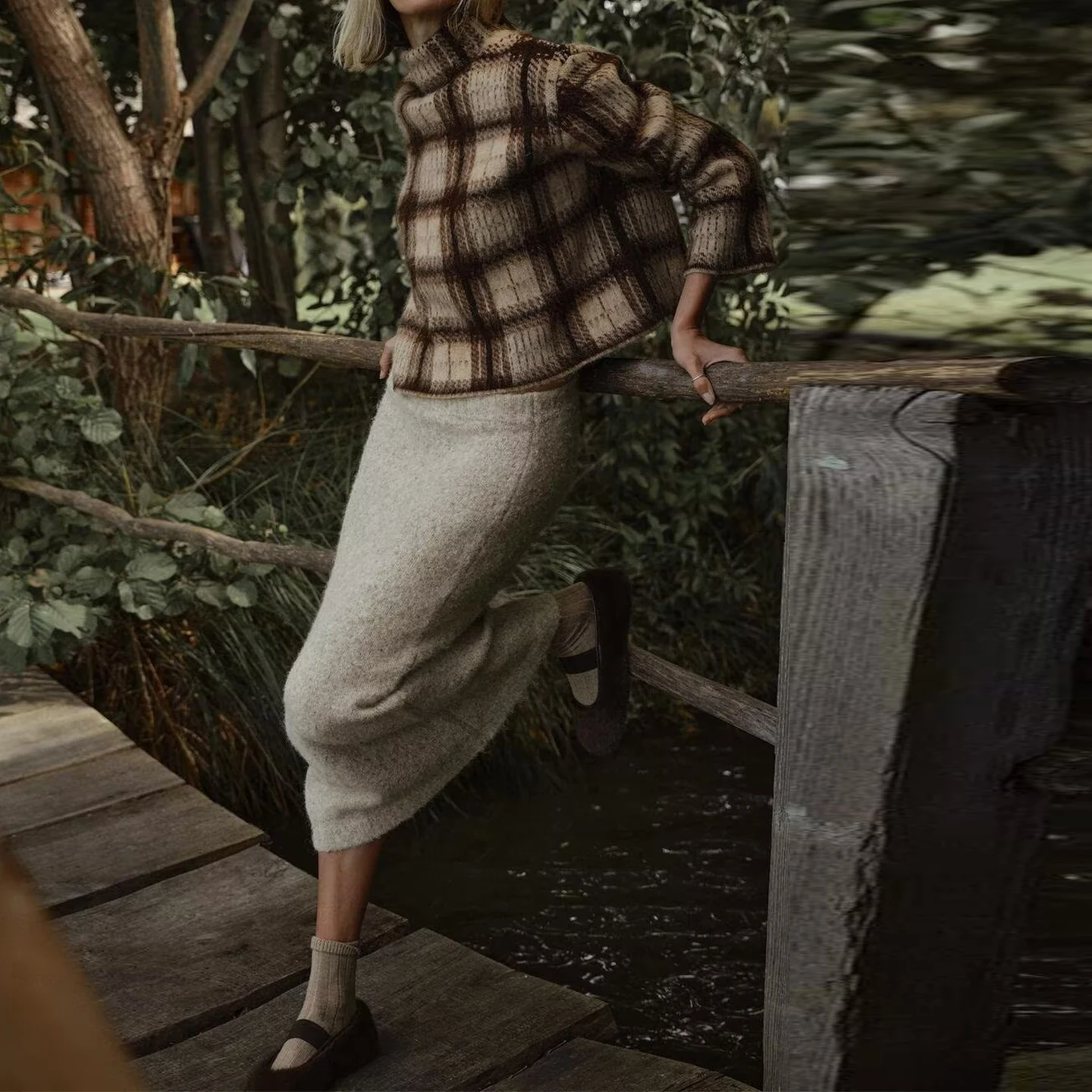 Z Damen Faion Personali Daily Color Effect Plaid Strickpullover 2025 Neuankömmling Chinesische Marke Anderes Material 00 %