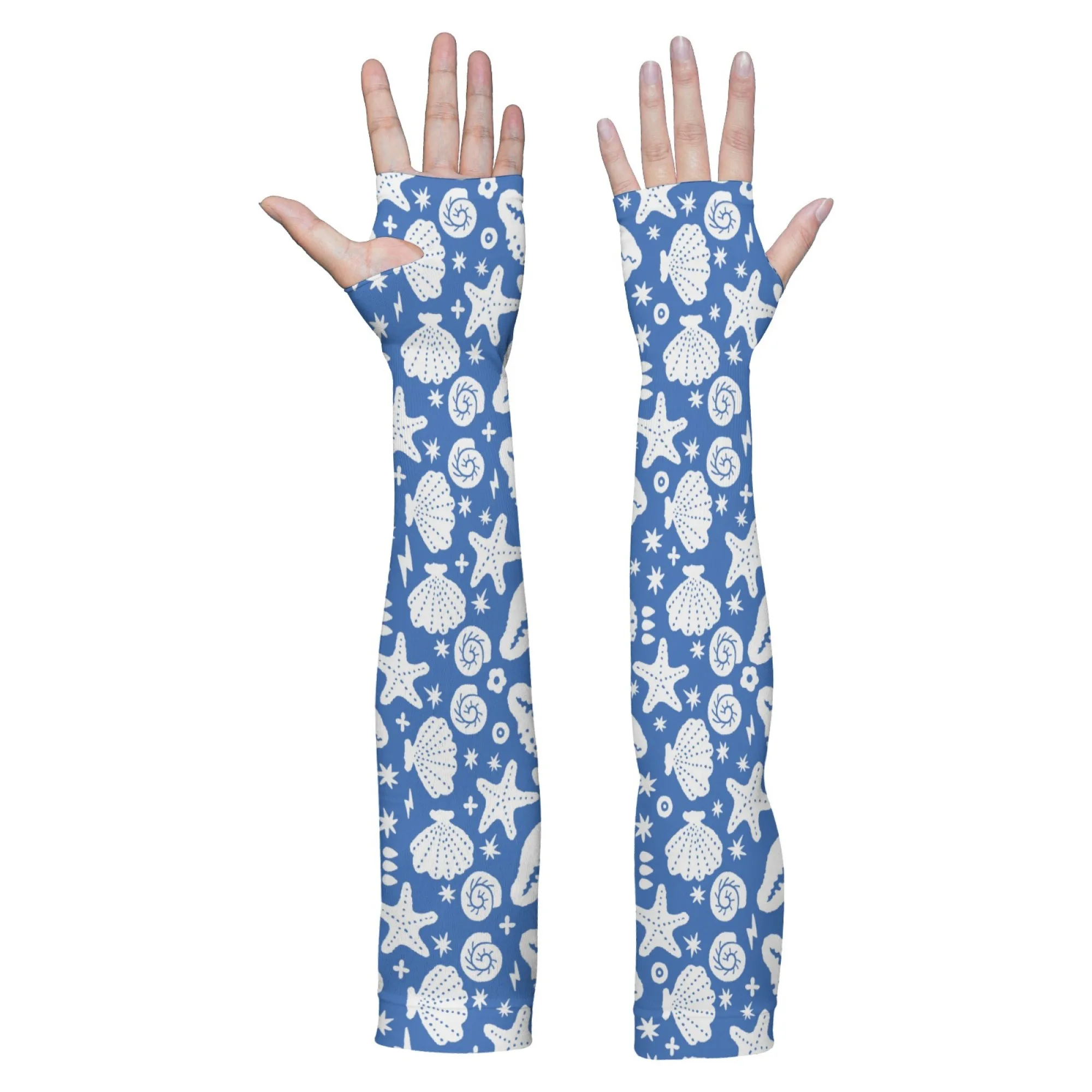 

Stylish Beach Print Arm Sleeves for Men and Women Breathable Slip-Resistant Outdoor Activities Cycling Vacations Fishing Driving