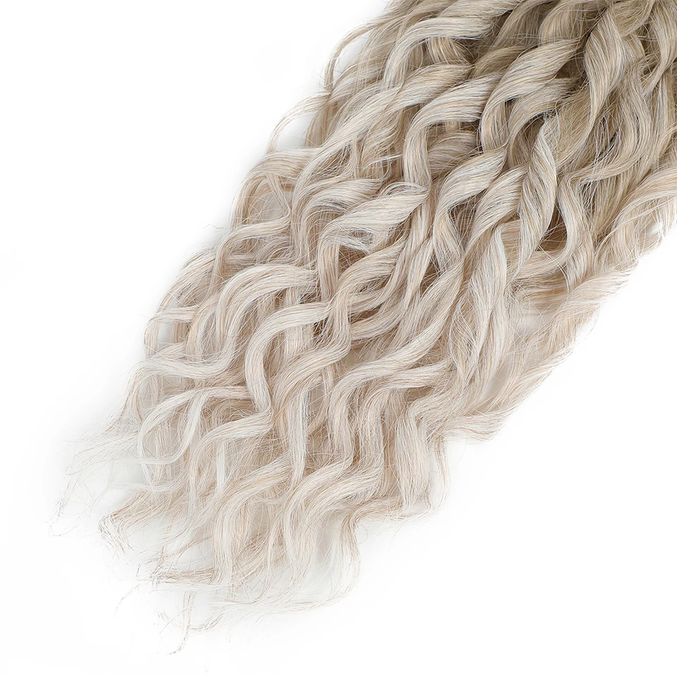 Jessica Hair Deep Wavy Twist Synthetisches Häkelhaar Lockiges Haar Häkelzöpfe Hochtemperaturfaser Flechten Haarverlängerungen – Detail 11