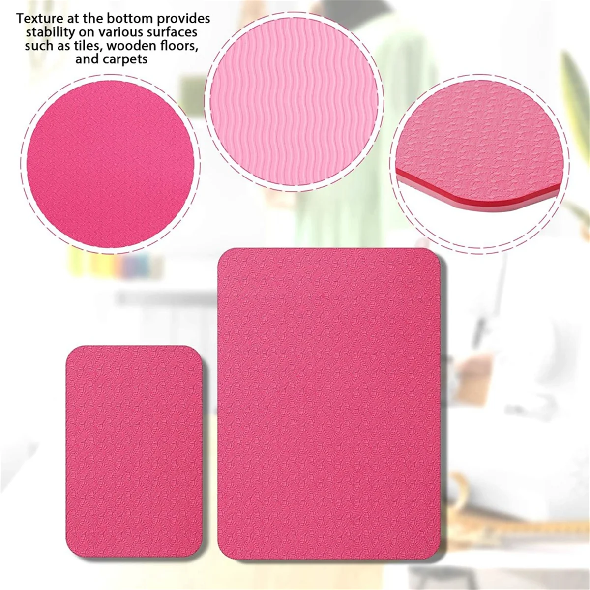 2Pcs Sewing Machine Muffling Mat Pedal Mat Sewing Machine Mat Reduce Vibrations Noise No Slip Rubber Sewing Machine