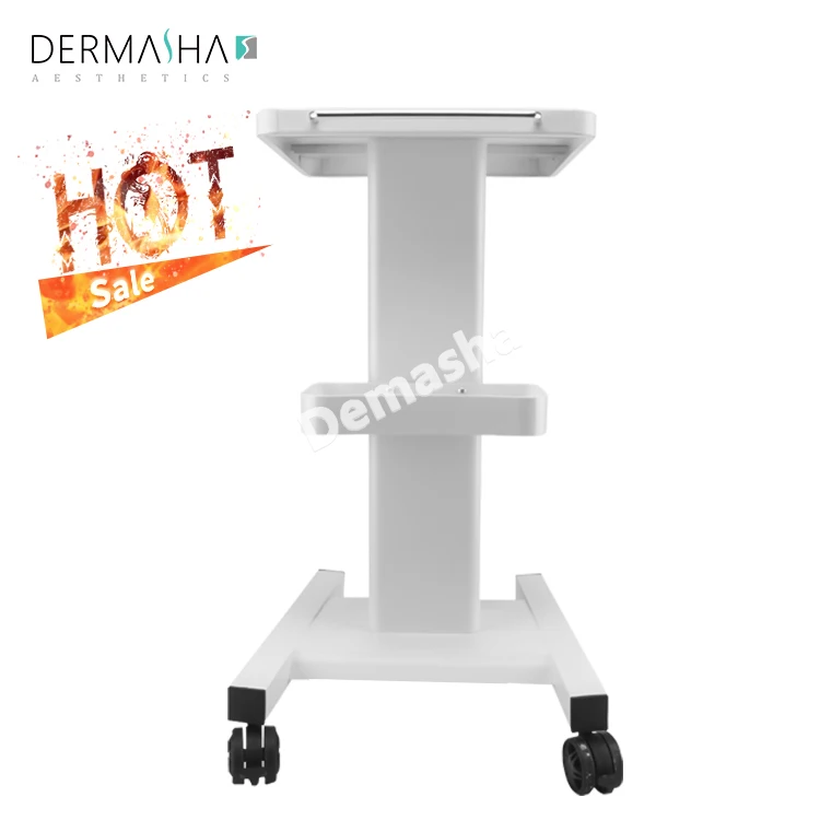 Professional Trolley Beauty Salon Equipment Lockable Wheels Hair Salon Trolley Iron Salon Cart With Shelf