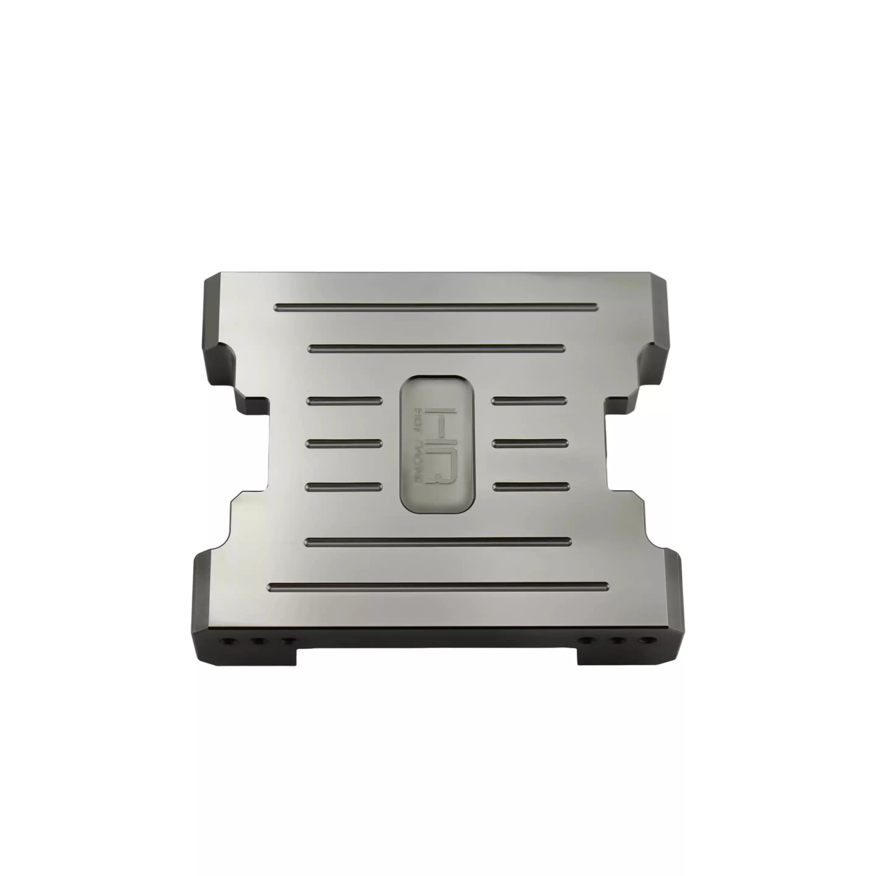 HR JConceptions Reactor Steel Chassis Guard Counterweight 10.75 Wheelbase 454g Black Chrome Polishing