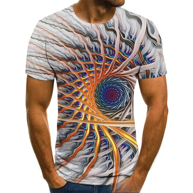 Hot Vortex Men's Short Sleeve Crew Neck T-shirt Summer Outdoor Special Casual Comfort Tops Harajuku Oversized Woman S-7XL