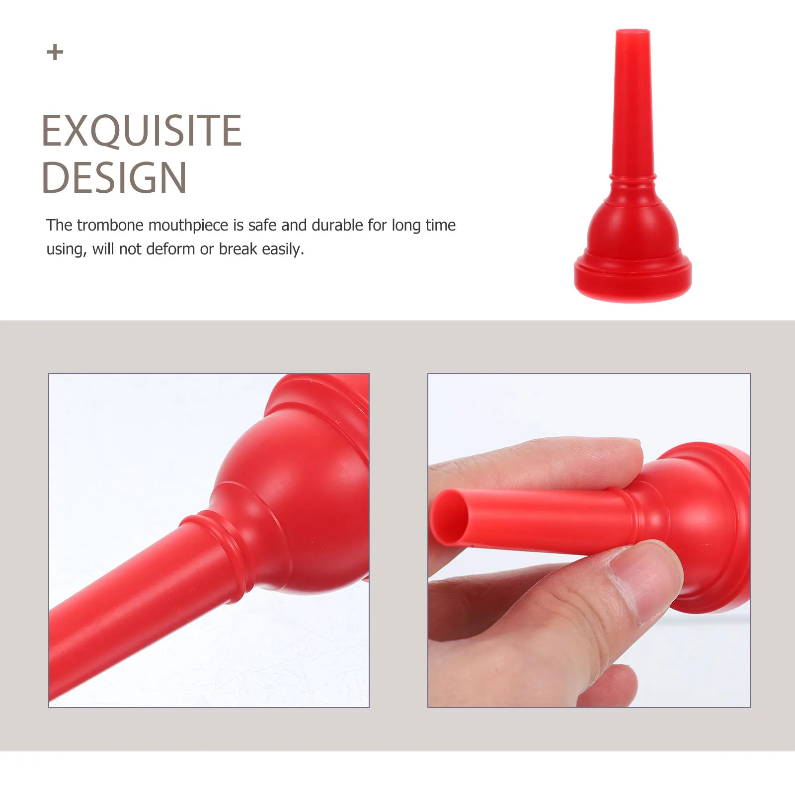 

Trombone Mouthpiece Tenor Plastic for Instrument Mouthpieces Musical Instruments Replacement