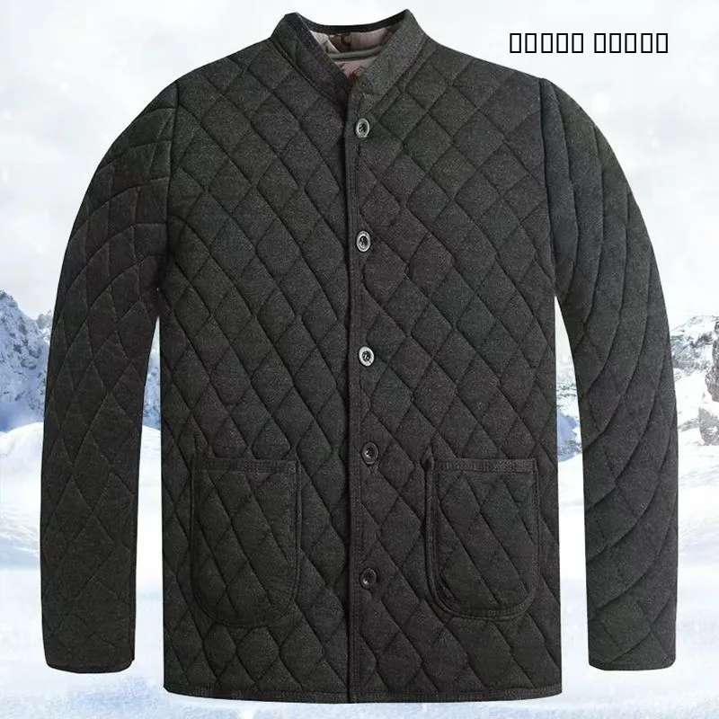 

Новое зимнее мужское повседневное пуховое пальто Jaet Du, теплая хлопковая одежда, длинная длина, застежка на одной пуговице, цветная моющаяся D...