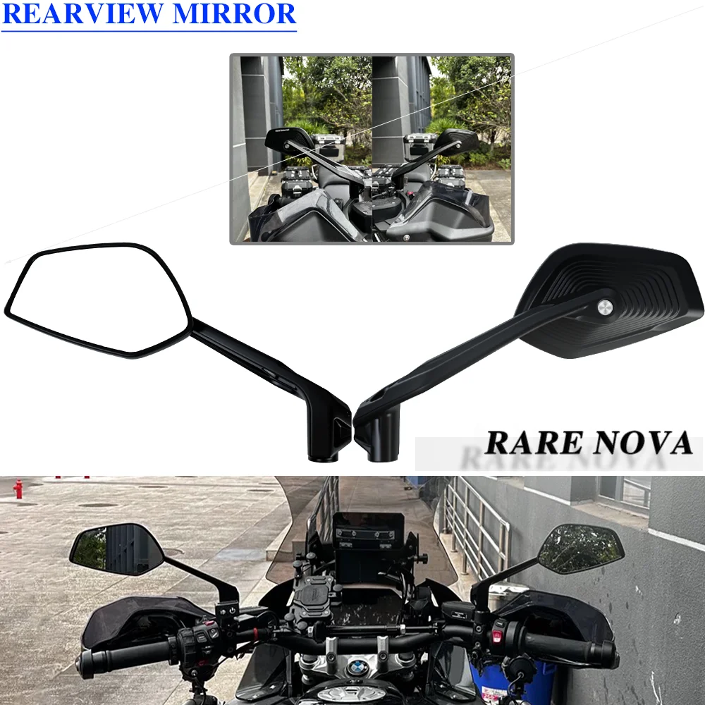 For BMW R1300GS R1250GS ADV R1200GS F900R F850GS F750GS Motorcycle Rear Mirrors R1250GS Side Mirror Angle Adjustable Side Mirror