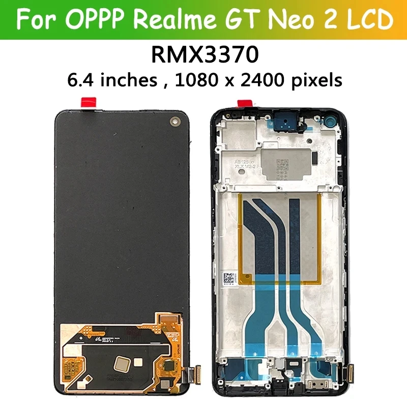 Écran tactile LCD pour Oppo Realme, assemblage numérique, 6.62 pouces, original, nouveau, RMX3370