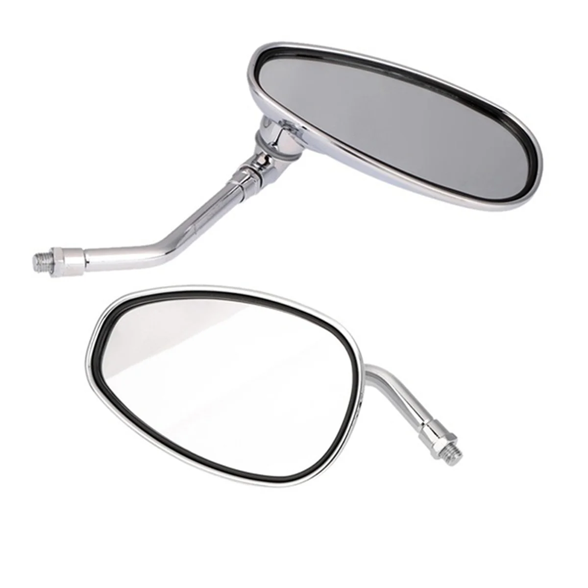 2 Pair Motorcycle Mirror Motorbike Rear View Mirror for YAMAHA Vmax Virago 535 V-Star 650 1100 1300