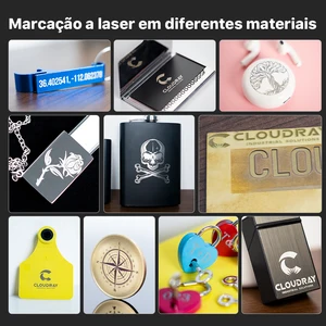 آلة الوسم المحمولة Cloudray-Raycus LiteMarker-M ، مجوهرات الألومنيوم المصنوعة من الفولاذ المقاوم للصدأ بالليزر الليفي ، علامة الأليفة ، 30 واط أفضل 10 حفارة بالليزر مبيعا للفولاذ المقاوم للصدأ - No10