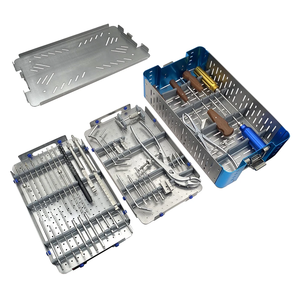 Orthopedic Surgical Instruments 4.0/5.0 Paediatrics Osteotomy Locking Plate Instrument Set Basic Instruments