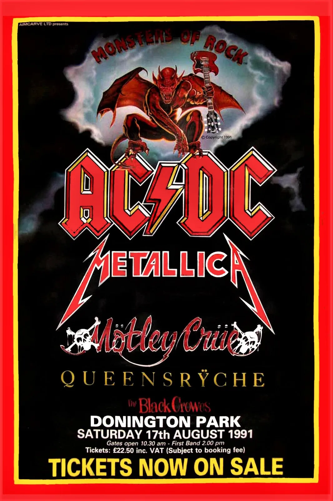 A-CDC HIGHWAY TO HELL GROUP Poster Wall Art Rome Decoratie