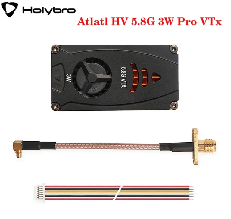 

Original holybro Atlatl HV 5.8G 25mW,1.6W, 3W Pro VTX 13040 Compatible with Major FPV Receiver Fatshark ImmersionRC 5.8ghz
