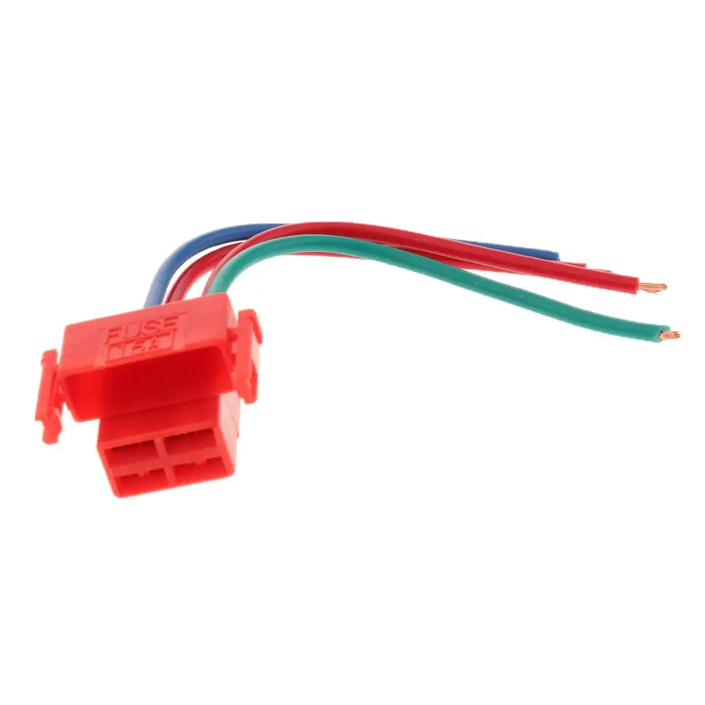 Starter Relay Solenoid Plug Red Plastic 130mm Wiring Harness Replacement for Honda CBR Series Motorcycle