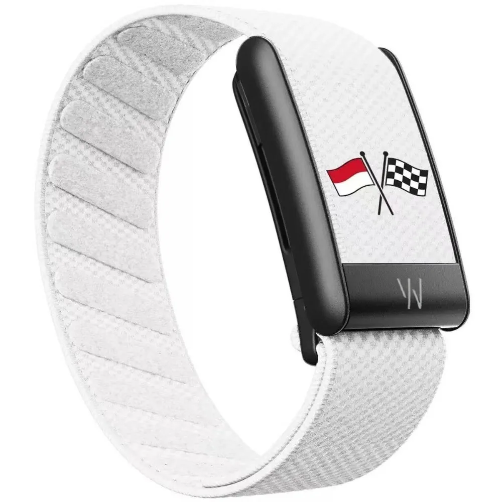 For WHOOP 5.0 MG Printed Nylon Sport Strap With Metal Frame Pattern Wristband Fitness Tracker Replacement Accessories