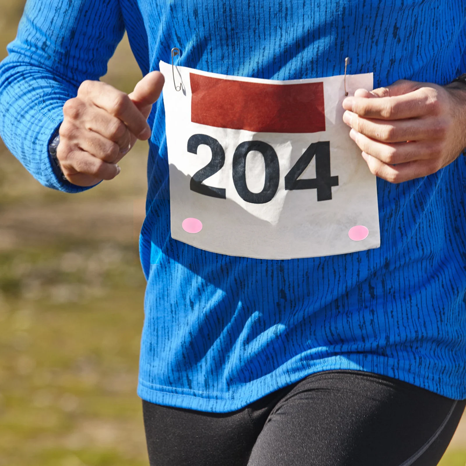 

8 шт., зажимы для держателя нагрудника для марафона, легкие, удобные для крепления гоночного номера, розовые штифты для нагрудника, аксессуары для бегунов