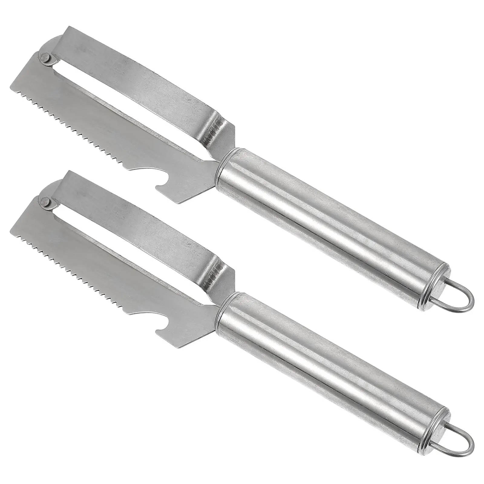 

2Pcs Stainless Steel Kitchen Gadgets Kitchen Gadgets Multi functional Fruit Veggie Tools Cucumber Carrot Peelers