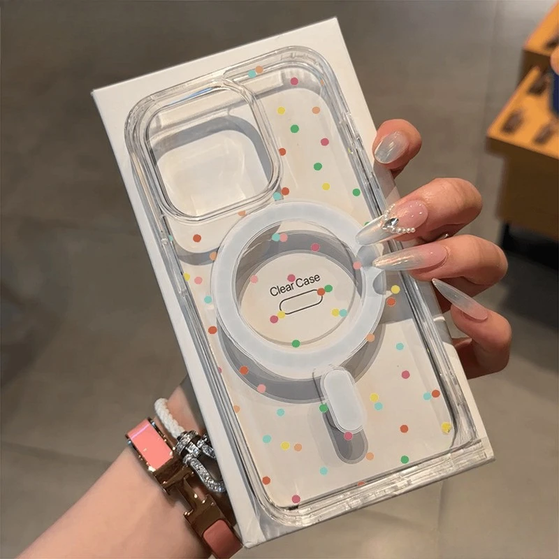 

Clear Magnetic Wireless Charger Phone Case For Redmi 6 Pro 6A 5A 4X Note 9 Pro Max 9S 9T Poco M4 X3 X2 F3 M3 M2 Pro NFC GT Cover