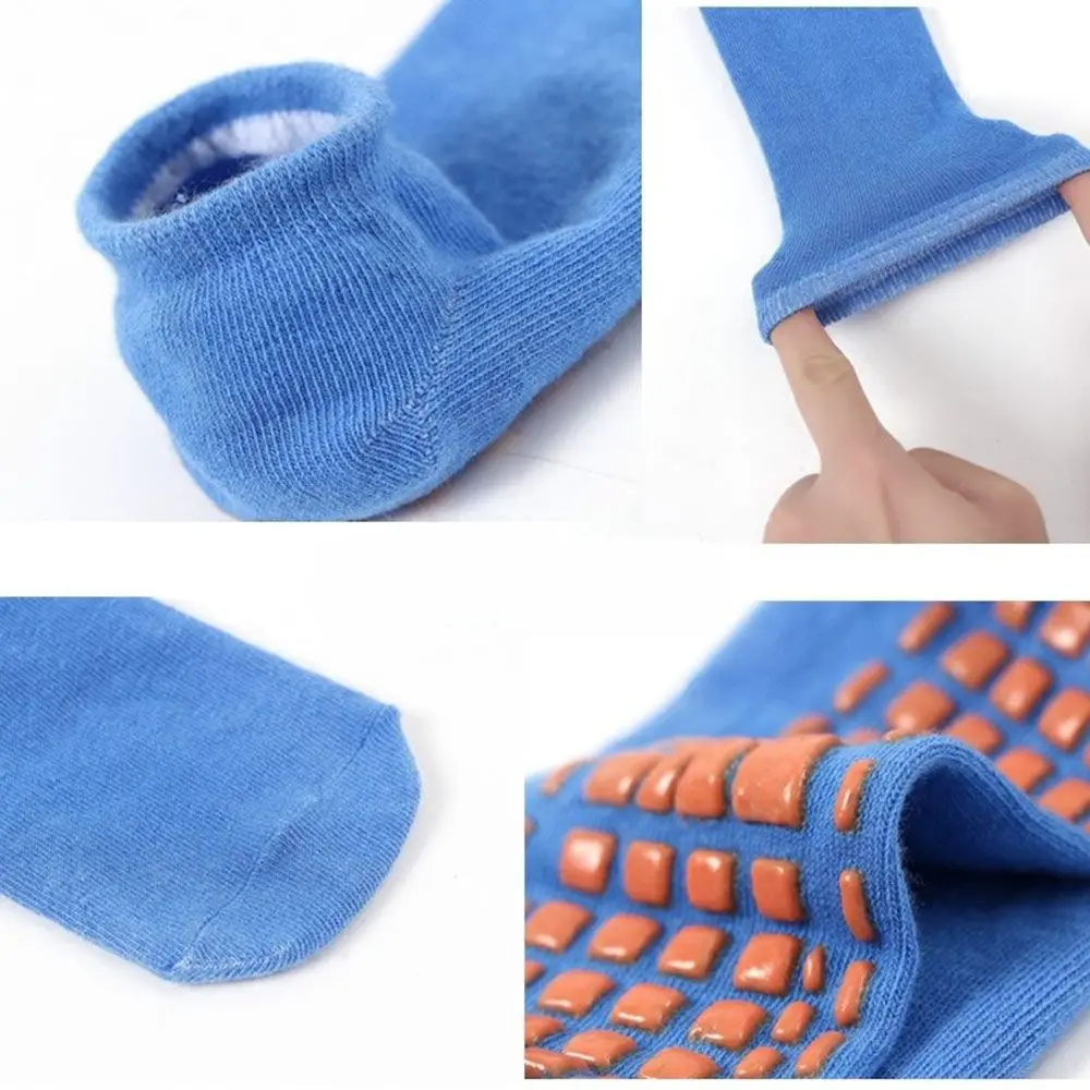 Trampoline Warm Cotton Foot Dispensing Anti-slip Rubber Glue Point Floor Socks Early Education Socks