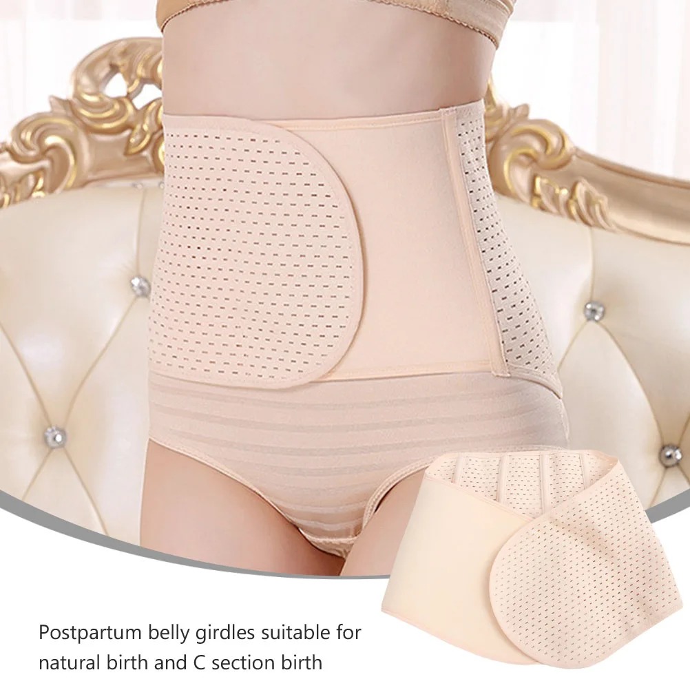 

High Elasticity Postpartum Girdles Waist Belt Women Belly Band Body Shaper Tummy Control Invisible Under Clothes Postnatal