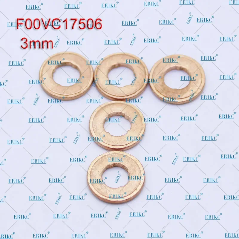 4PCS F00VC17505 Injector Nozzle Copper Washer F00VC17504 F00VC17503 F00VC17502 Diesel Sprayer Gasket F00VC17506 for Bosch Shim