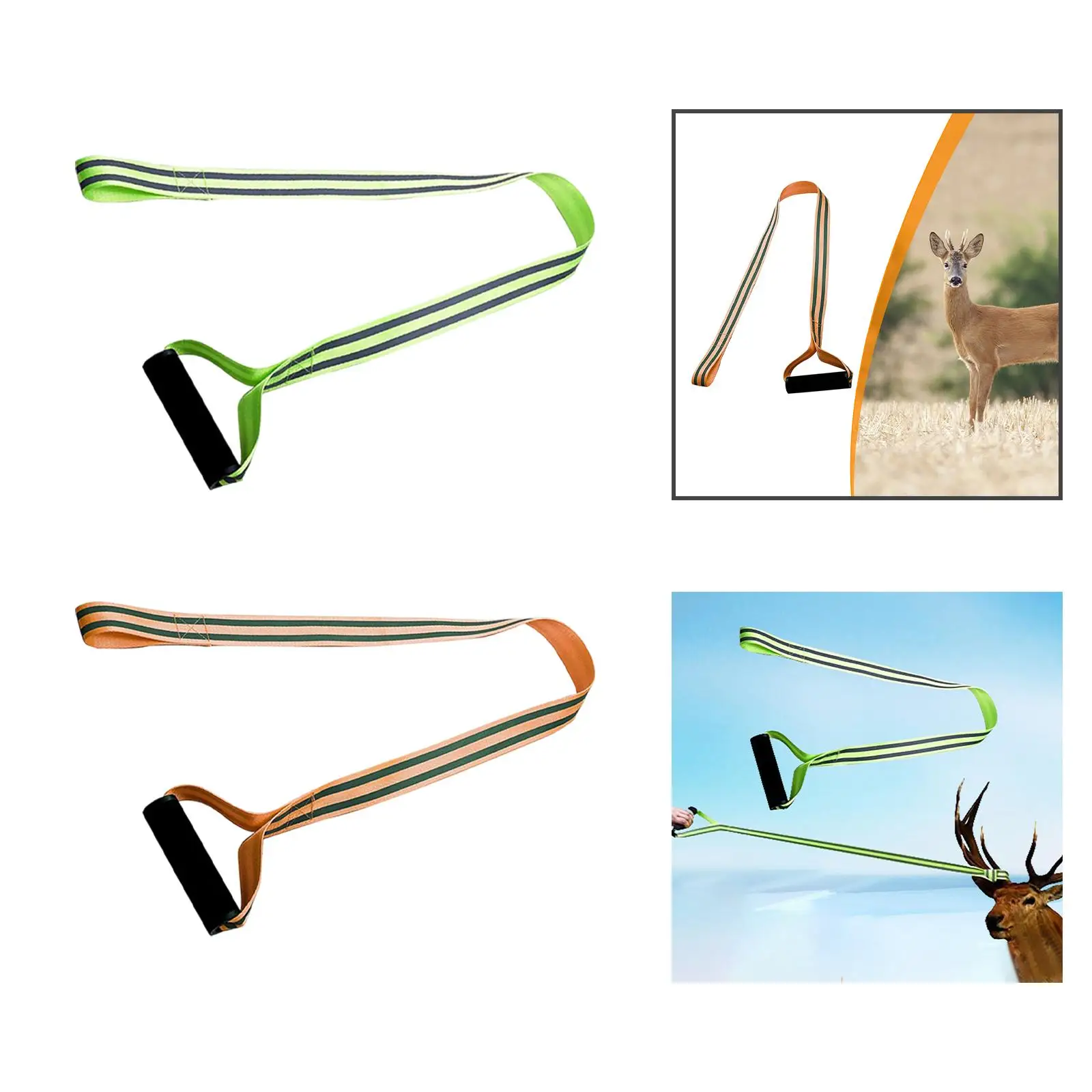 Deer Drag Harness Adjustable Easy Grip Accessories Easy to Use Equipment Deer Dragging Rope for Men Quick Moving Outdoor Farmer