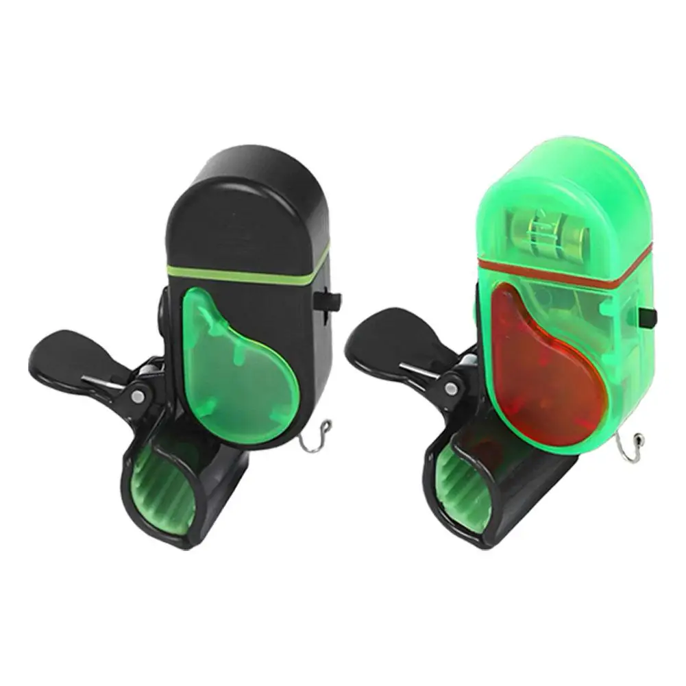 1/2PCS Angeln Biss Alarm mit LED-Licht, Clip Auf Angelrute Elektronische Fisch Biss Alarm Sound Biss Alarm Glocke mit LED Lichter