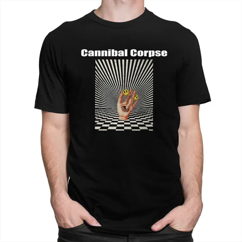 Custom Personality Hand Of Cannibal Corpse T Shirt Men Short Sleeves Cotton T-shirt Casual Death Metal Tee Streetwear Tshirt