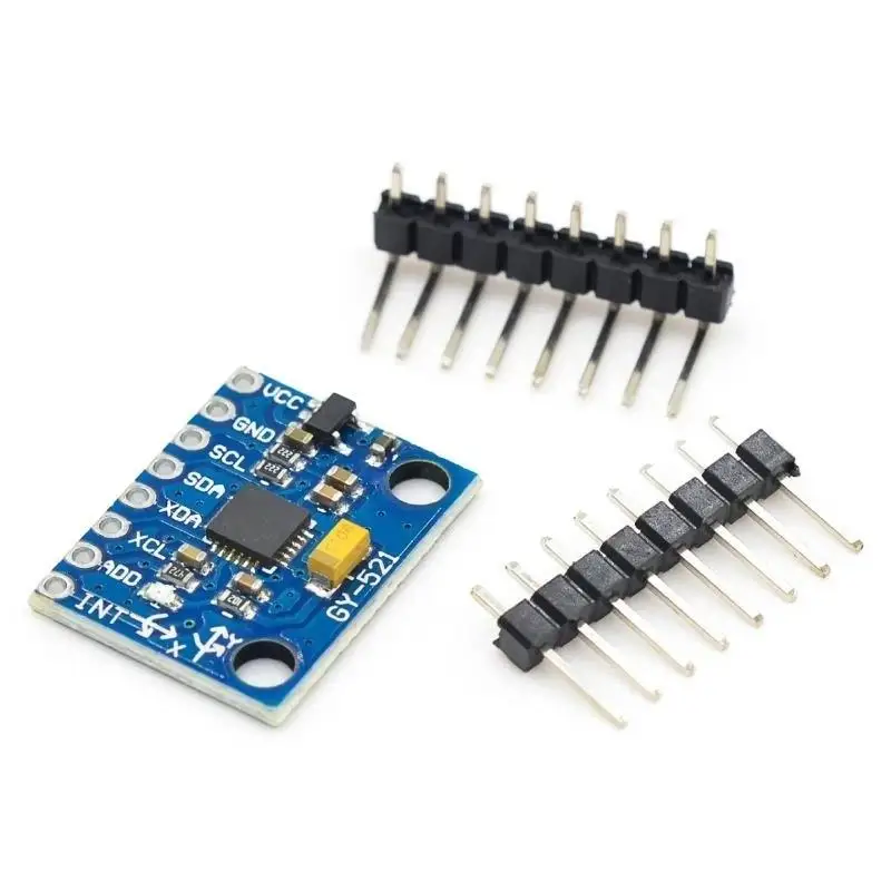 1 Set MPU6050 GY-521 3-Axis Accelerometer Gyroscope 6DOF Sensor Module High Precision Small Size Breakout Board