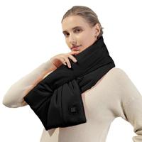 3 Gears USB Electric Heating Scarf Neck Warmer Heating Pad Outdoors Heat Neck Wrap Christmas Gifts For Winter Men Girls Women