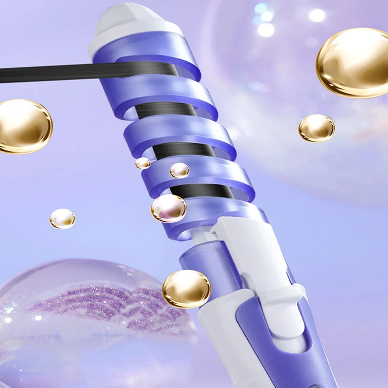 مكواة تجعيد حلزونية سحرية، أداة تجعيد الشعر الكهربائية المنزلية، تسخين سريع، أداة تجعيد السيراميك، تصفيف الشعر، محمولة، دوارة تلقائية #3