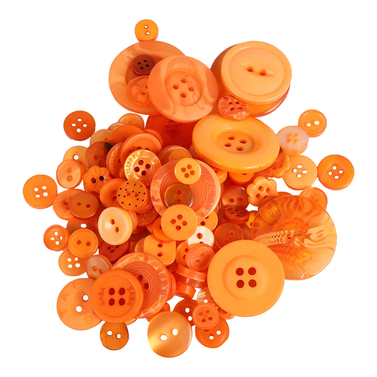 1000Pcs Resin Buttons Set Multiple Sizes 7mm-35mm Colored for DIY Sewing Knitting Scrapbooking Clothing Accessories Crafts
