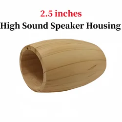 2.5/3-inch High Sound Speaker Empty Box Wooden Bucket Shape Mini Wooden Box DIY Speaker Modification Passive Speaker Drawer