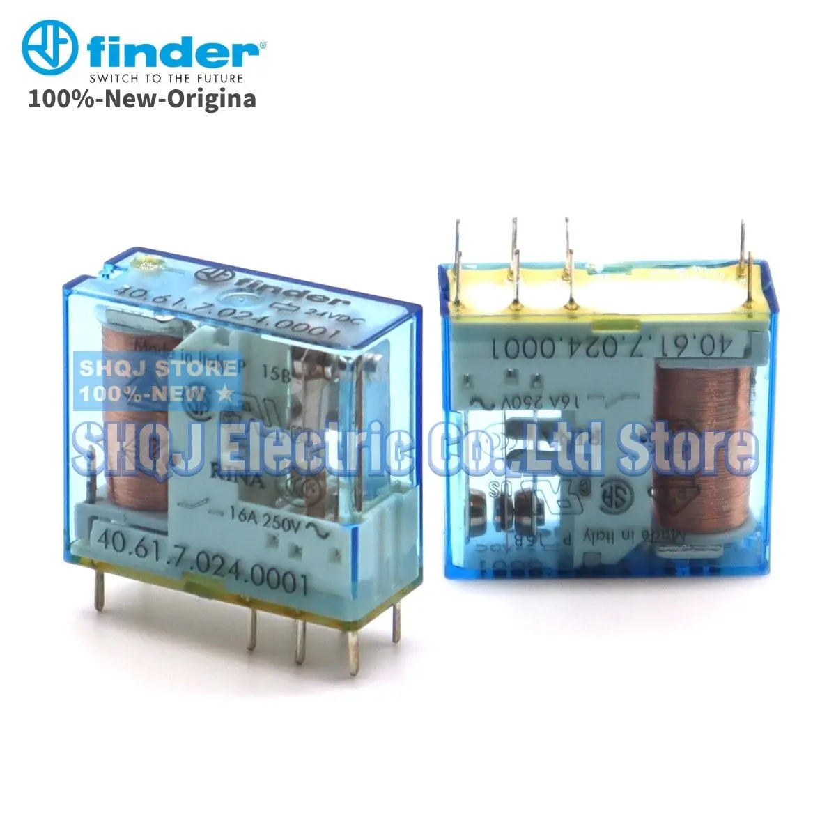 FINDER 100%-NEW 40.61.7.024.0001 RELAY 1PCS 40.61S 24VDC 16A 250V 8PIN 1CO original