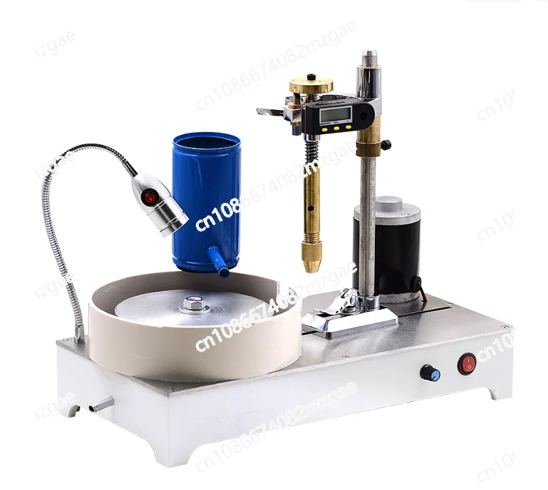 Gemstone Grinding Faceting Machine Faceted Gem Polishing Tool, Jewelry Polisher Flat Grinder Lapidary Machine 2800RPM 120W