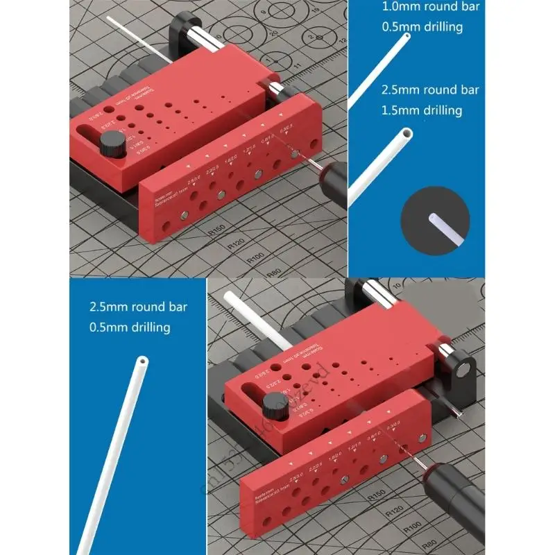คู่มือการขุดเจาะโลหะที่ถูกต้องตำแหน่งตำแหน่งตำแหน่งหลุมเจาะสำหรับงานไม้และโครงการ DIY ด้วยการวางตำแหน่งที่เหมาะสม P9YB