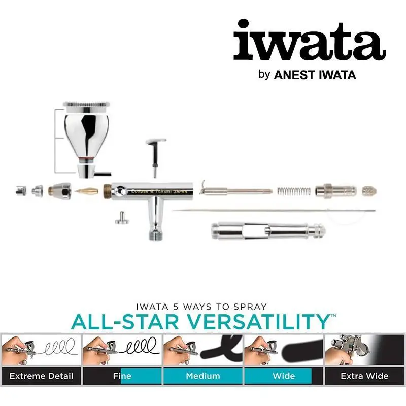 ANEST IWATA Eclipse Takumi ECL-350T ALL-STAR VERSATILITY 0.35mm Airbrush