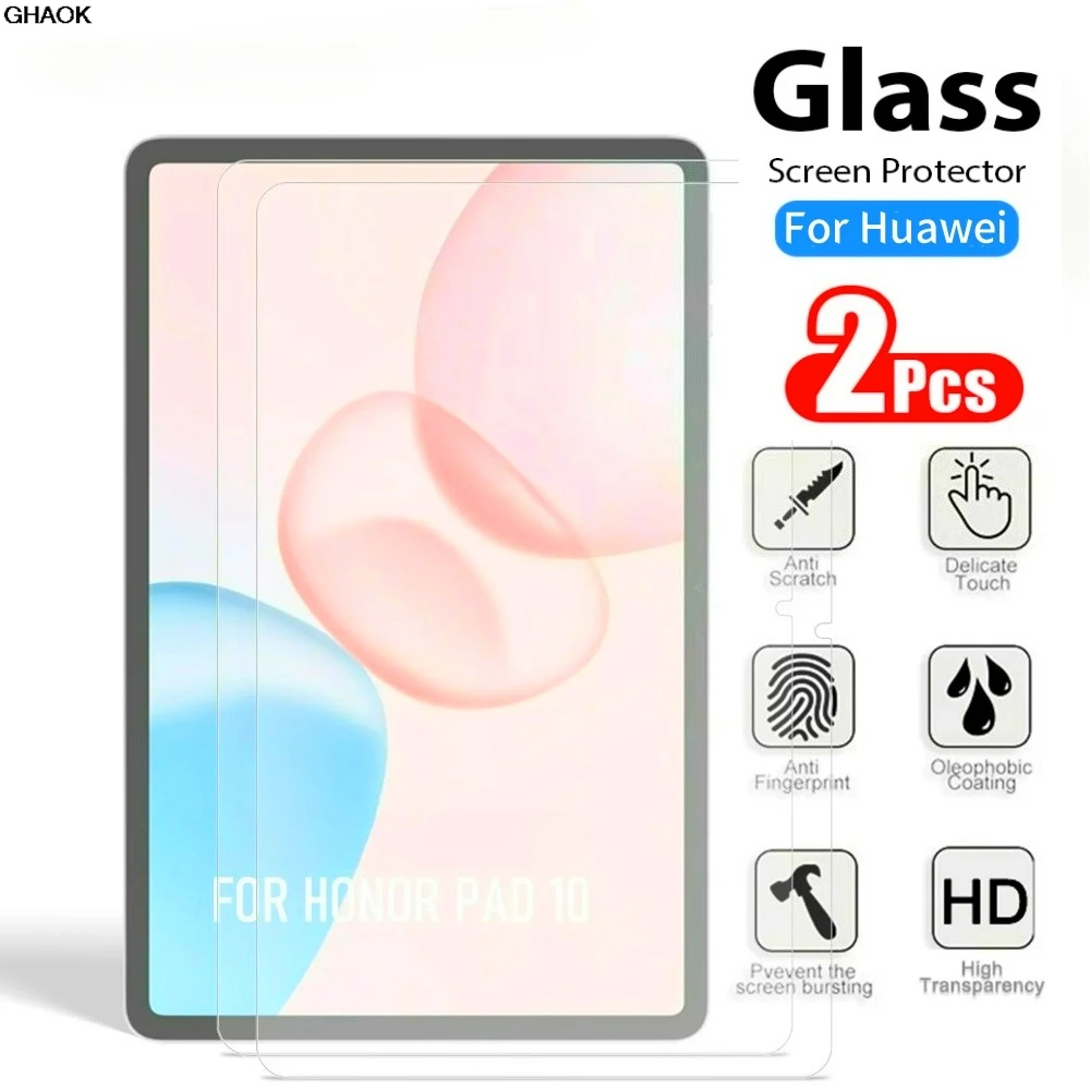 

2 шт. закаленное стекло для Huawei Honor Pad 10 12,1 дюйма 2025, защитная пленка для экрана HEY3-W00/HEY3-W10 12,1 дюйма