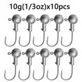 10pcs 10g jig hook