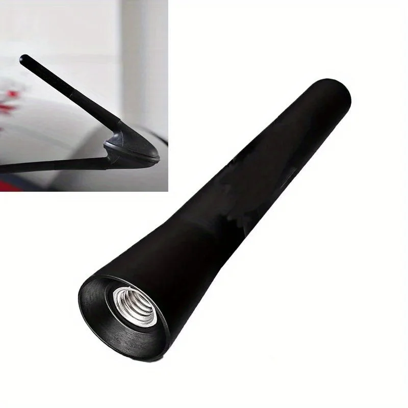Strong Radio Roof Mount FM AM DAB Black 6.5cm Length Auto Universal with Screws Car Antenna Mini Short Vehicle Accessories - view 2