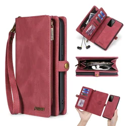 Magnetic Detachable Leather Wallet Case for Samsung Galaxy A73 A71 A54 A53 A52 A51 A34 A33 A32 A15 A55 A35 5G Flip Purse Cover
