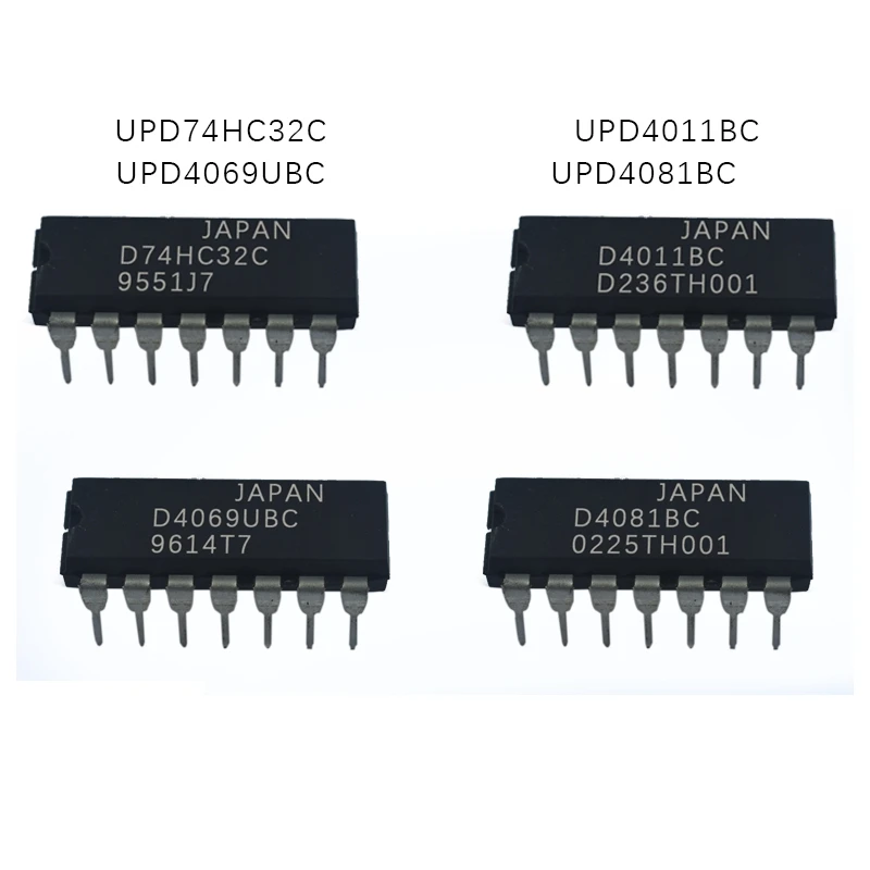 

1PCS UPD4069UBC UPD4011BC UPD4081BC UPD74HC32C