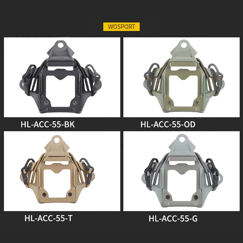 Tactical Helmet Mount Base Adapter Sports Camera Bracket Base Outdoor Hunting for Fast Helmet Durable Accessories