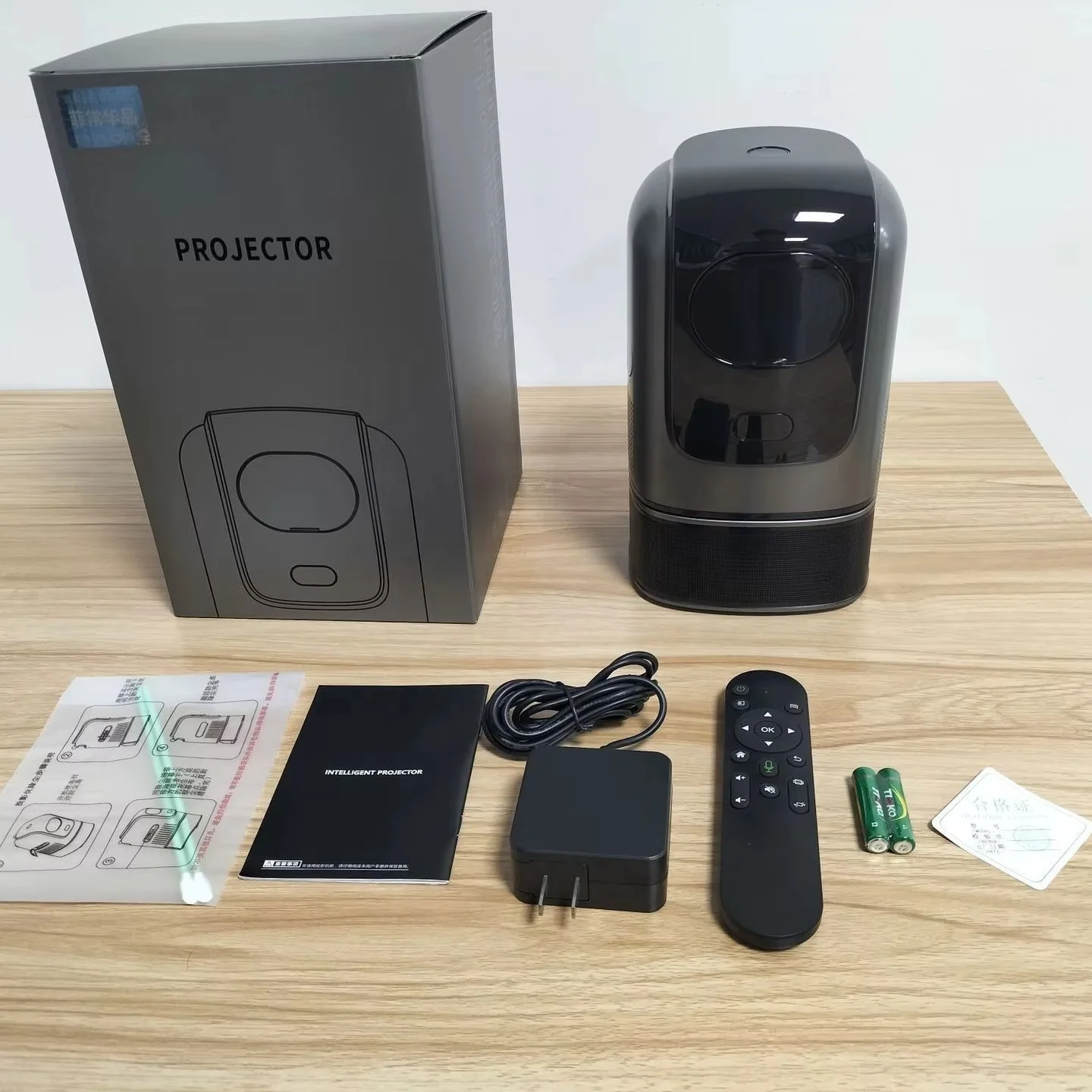 

TS-1 Portable HD 1080P Integrated Telescopic Wireless Home Theater Projector Full HD Android Projector With Stand