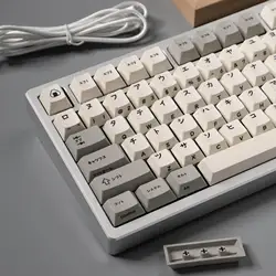 GMK Minimalist Red keycap PBT Dye Sub Cherry Profile Customized Japanese KeyCaps For MX Switch Mechanical Keyboard