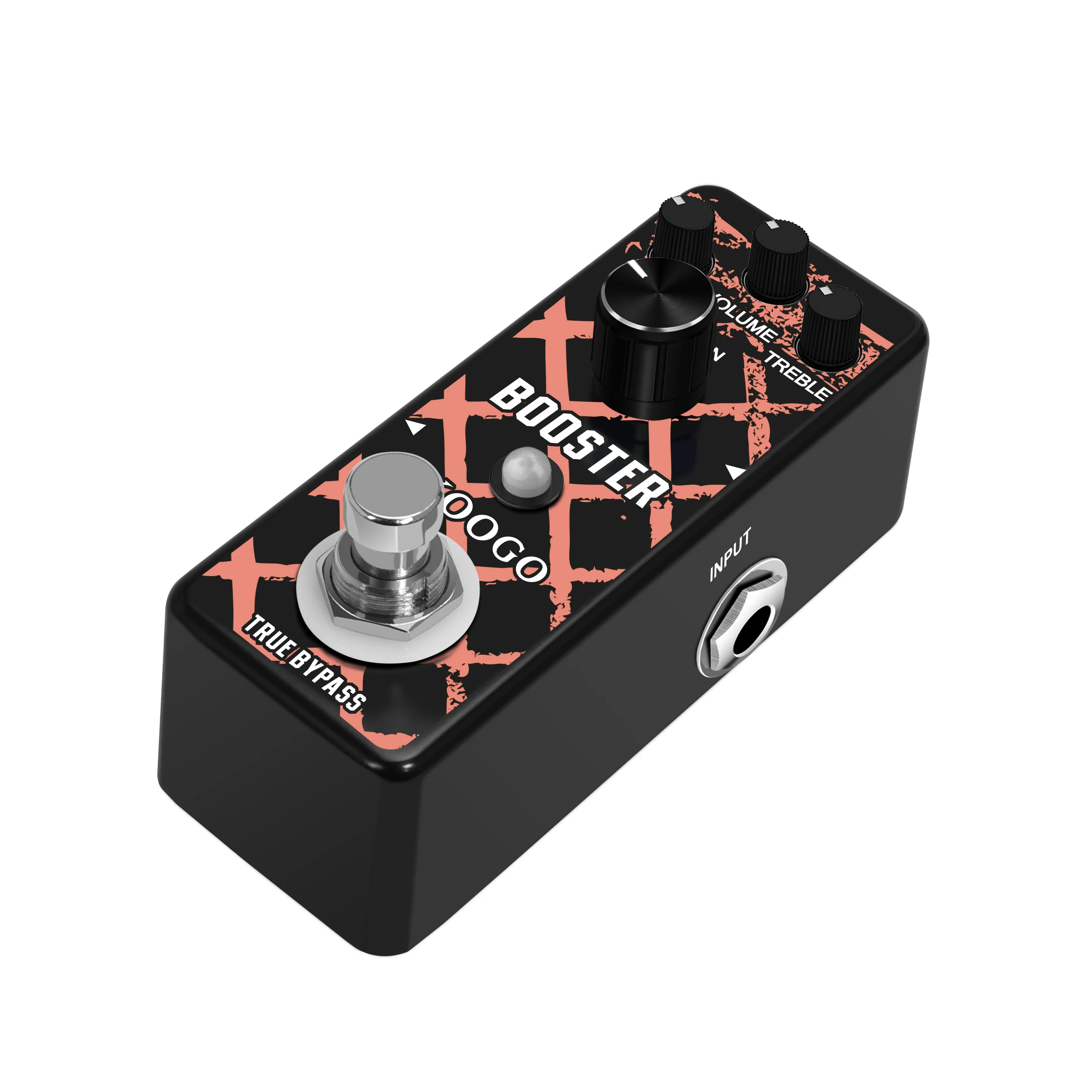 Koogo LEF-318 Guitar Booster Pedal Pure Boost Effect Pedals Analog Pure Signal Amplification Sound Encouraging